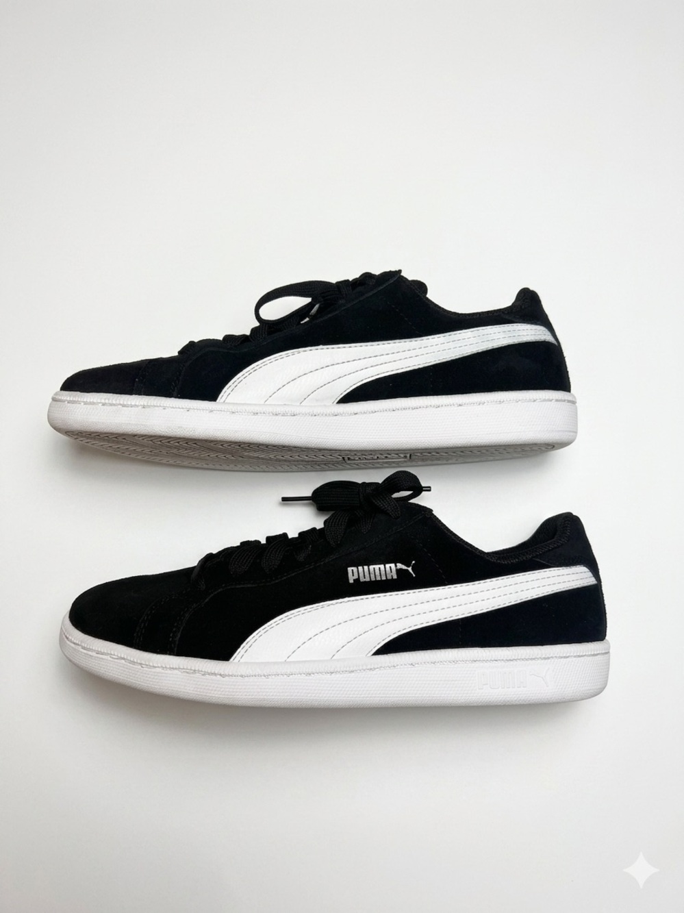 Puma Suede Classic XXI - Black / White Size 9 - Picture 8 of 8